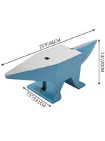 SucceBuy Single Round Horn Anvil Cast Steel Block Blacksmith Bench Tool 10-60KG Jewelery Making Manual Equipment for Metalsmiths