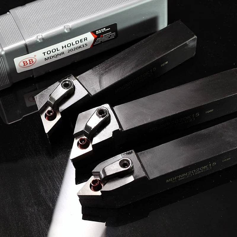 BB DNMG Insert MDPNN MDJNR MDQNR DNMG150404 External Lathe Turning Tool Holder Right Left Cutting Metal Steel 1616 2020 2525