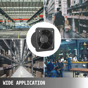 Load image into Gallery viewer, SucceBuy Commercial Industrial Ventilation Extractor Exhaust Fan 10" 12" Air Blower High Speed Low Noise for Workshop Warehouse - AMOCART
