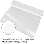 Amocart Agricultural Greenhouse Film Clear Plastic Farm Crops Vegetable Cover UV Resistant Polyethylene Covering Plants Flowers
