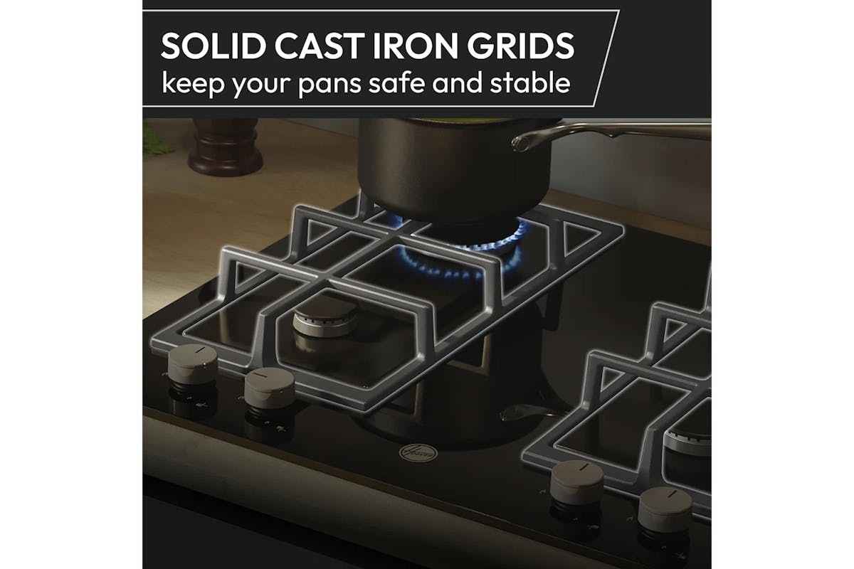 Hoover H-HOB 300 60cm Gas Hob | HHG6BRMX