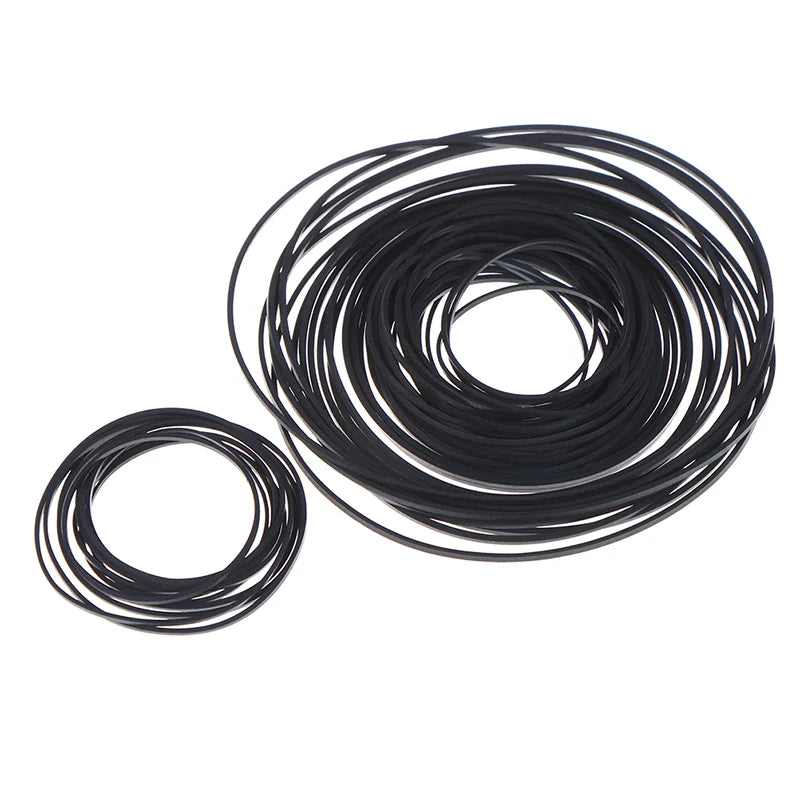 1pack Mix Cassette Tape Replacement Rubber CD DVD Cassette Tape Recorder Turntable Strap Belt For CD-ROM Video Machines