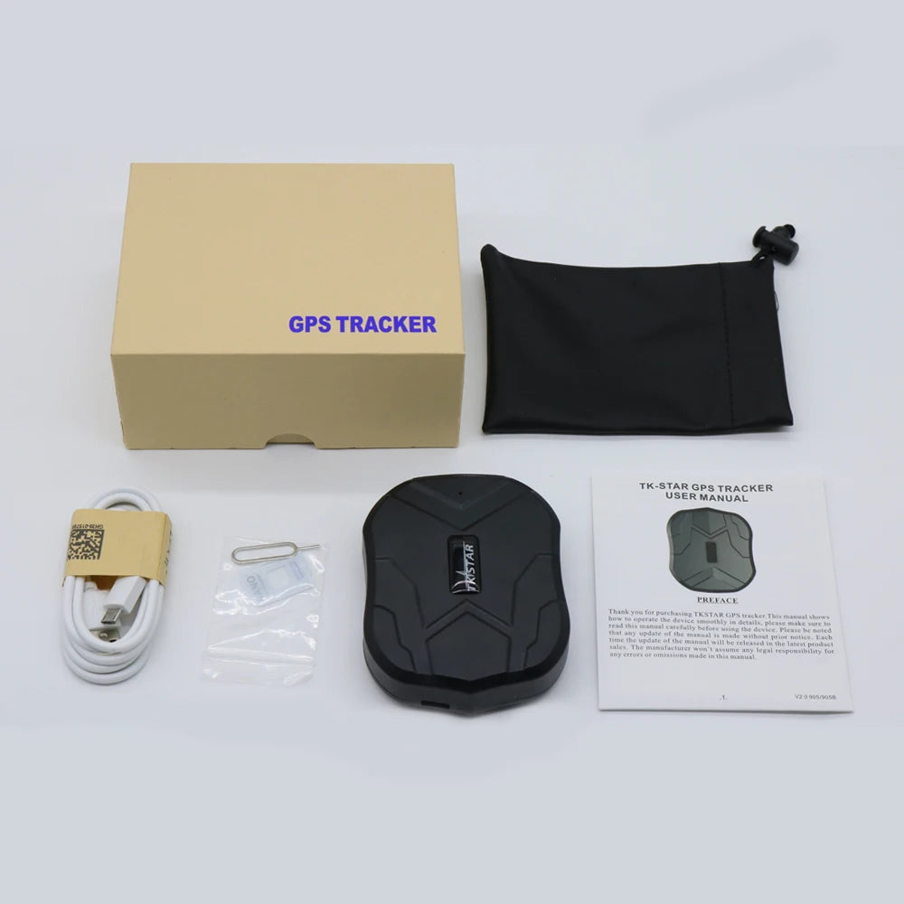 4G GPS Tracker Car TKSTAR TK905 2G 4G Car Tracker Magnet 5000mAh GPS Tracker 4G GPS Locator Waterproof Vehicle Free APP PK TK915