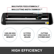 Load image into Gallery viewer, Amocart 34 Inch Vinyl Cutting Plotter Cutter Machine with 3 Blades SIGNMASTER Software Kit for Sign/Drawing/Decoration/Sticker

