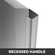 Load image into Gallery viewer, Amocart Stainless Steel BBQ Cabinet Access Door W/ Recessed Handle for Indoor/Outdoor Kitchen BBQ Island Kitchen Sink Fireplace
