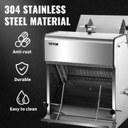 Bild in Galerie-Viewer laden, Amocart Commercial Bread Slicer Stainless Steel 12mm Blades Electric Bread Cutting Machine Kitchen Appliance Toast Processor
