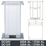 Electric Table Lift Tatami Column 12V 24V DC Motor Control Support Pillar Aluminum 100kg Load Adjustable Desk Platform Actuator