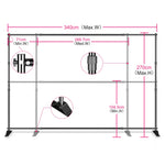 Background Stand Photo Frame Photography Crossbar Wedding Outdoor Bithday Decoration School Photographic Backdrop Party