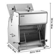 Bild in Galerie-Viewer laden, Amocart Commercial Bread Slicer Stainless Steel 12mm Blades Electric Bread Cutting Machine Kitchen Appliance Toast Processor
