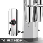 Amocart Milk Shake Machine 800ML Commercial Auto Double Cups Milkshaker Stainless Steel Shaking Maker Bubble Boba Drink Mixer