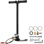 Amocart 3 Stage PCP Pump 30MPa 4500PSI Pressure Gauge Air Hand Stirrup Pump for Car Bicycle Tire Scuba Tank Paintball Filling