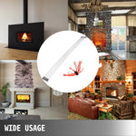 SucceBuy Chimney Sweep Kit 39in Nylon Chimney Rods and Brush Head Electric Drill Drive Sweeping Cleaning Tool for Fireplace