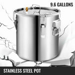 Amocart Moonshine Distiller Alcohol Still 12/19/30L DIY Home Wine Brandy Whiskey Distillery Kit Essential Oil Brewing Equipment