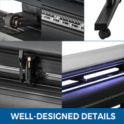 Load image into Gallery viewer, SucceBuy 53"/34"/28"4MB Semi-Automatic Cutter Vinyl Cutting Plotter Machine Laser Positioning 3 Interface W/ SIGNMASTER Software
