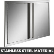Load image into Gallery viewer, Amocart Stainless Steel BBQ Cabinet Access Door W/ Recessed Handle for Indoor/Outdoor Kitchen BBQ Island Kitchen Sink Fireplace

