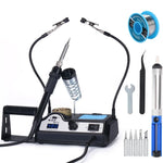 WEP 927-II 2 Helping Hands Electric Soldering Iron Station Digital Display 60W Soldering iron Kit Temperature Adjust Welding Too