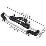 Amocart Hydraulic Boat Steering Kit 300HP Hydraulic Steering Kit Helm Pump/Cylinder/Wheel 18ft Hose Hydraulic Steering Seal Kit