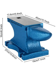 Load image into Gallery viewer, SucceBuy 10-45KG Anvil Blacksmith Forged Metal Work Jewelry Metalsmiths Metal Riveting Flattening Forging Forming Bench Tools - AMOCART
