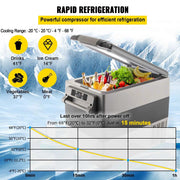 Bild in Galerie-Viewer laden, SucceBuy 20L 22L 35L 45L 55L Car Refrigerator Mini Fridge Freezer Portable Compressor Cooler 12/24V Ice Box for Camping
