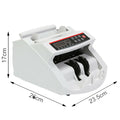 SucceBuy 1000Pcs/Min Money Counter Business Cash Register Euros Bills Fake Banknote Detector by UV & MG Function for Banks Shops