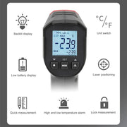 Bild in Galerie-Viewer laden, UNI-T Infrared Thermometer UT306S UT306C Non-contact Industrial Laser Digital Temperature Meter Temperature Gun Tester -50-500
