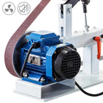 Amocart 1.5KW Belt Grinder Machine 2 x 82in Variable/Constant Speed 3 Mode Electric Belt Sander for Tool Polishing Knife Making