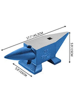 SucceBuy Single Round Horn Anvil Cast Steel Block Blacksmith Bench Tool 10-60KG Jewelery Making Manual Equipment for Metalsmiths