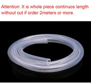 Load image into Gallery viewer, 1/5 Meters Food Grade Clear Transparent Silicone Rubber Hose ID 0.51 2 3 4 5 6 7 8 9 10 12mm O.D Flexible Nontoxic Silicone Tube
