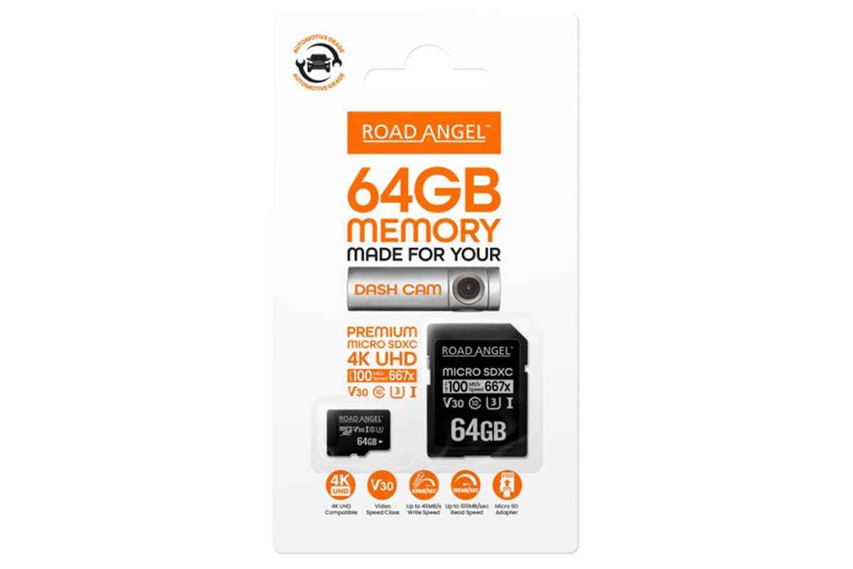 Road Angel Halo Dash Cam MicroSD Card | 64GB