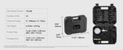 Charger l'image dans la visionneuse de galerie, SucceBuy Testeur de Compression Moteur Diesel 18 Pièces Kit d'Outils de Test de Pression de Cylindre Testeur d'Injecteur Diesel Vérification de Cylindre Pour Camion
