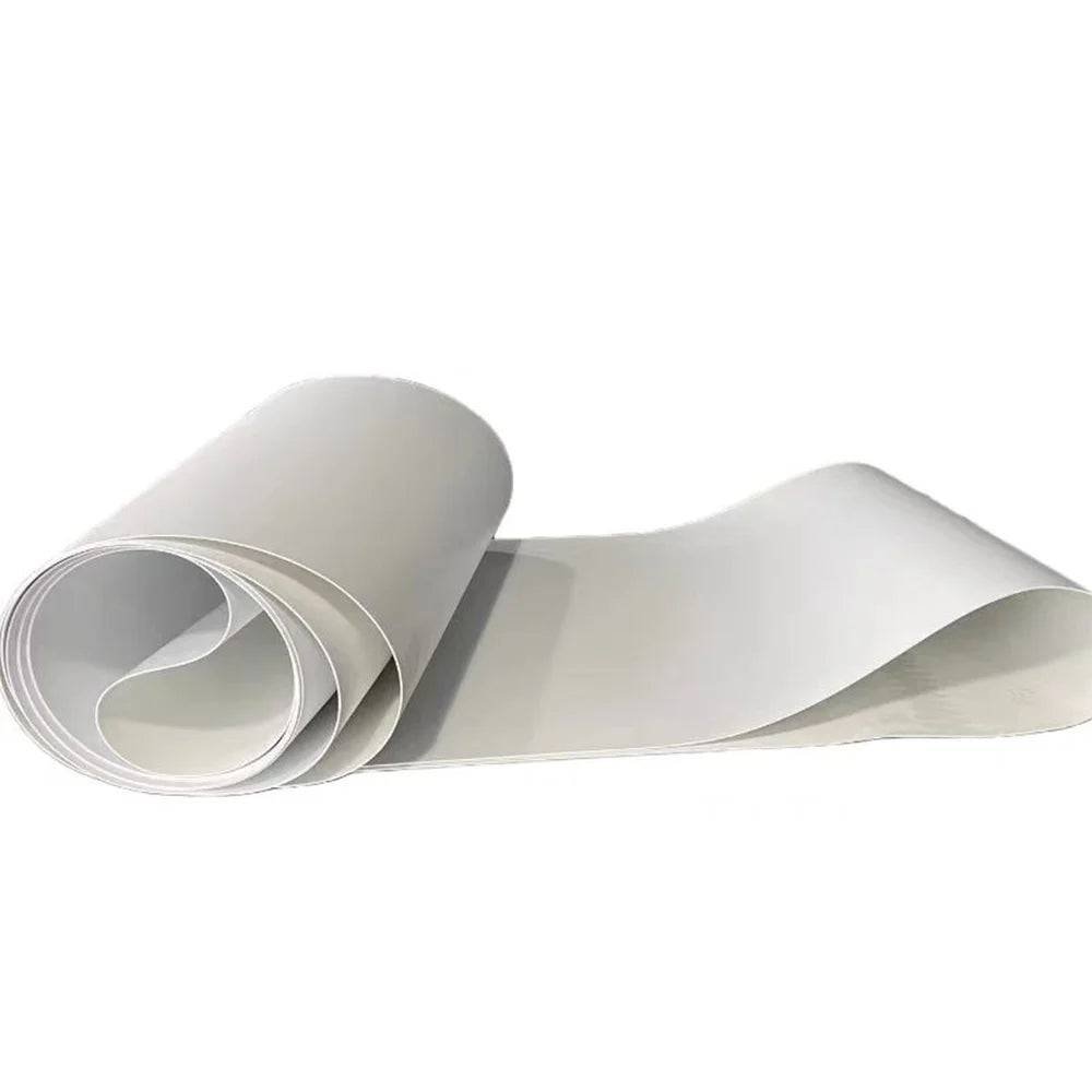 white pvc conveyor belt Perimeter:1600mm-1950mm Belt Width: 90/95/100/150/200/250/300mm (Can Customized Size)