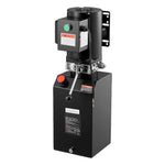 Amocart Hydraulic Pump Power Unit 10 Qt/15 Qt Single Acting Hydraulic Unit 6.3 L/min Oil Flow for Dump Truck Auto Repair Garage