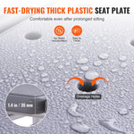 Amocart Tub Transfer Bench for Bathtub Shower Seats Lightweight Shower Bench with Non-Slip Bath Seats with Armrest and Backrest