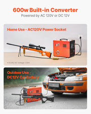 Load image into Gallery viewer, Amocart PCP Air Compressor 4500PSI/30Mpa Portable w/ Built-in Converter &amp; Fan Cooling System DC12V/AC120V Manual-Stop Air Rifle
