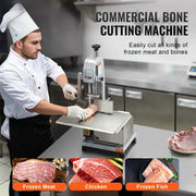Charger l'image dans la visionneuse de galerie, Amocart Commercial Electric Meat Bandsaw 650W 1800W Stainless Steel Countertop Bone Sawing Machine Frozen Fish Cutter for Pork
