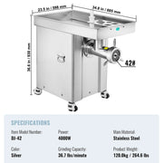 Load image into Gallery viewer, Amocart Meat Grinder 22 Lbs/Min Capacity Electric Meat Grinders w/ Blade Grinding Plate Sausage Maker for Kitchen Home Use
