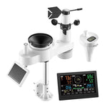 Amocart 7-in-1 Wi-Fi Weather Station 7.5-in Display with APP & Pool Thermometer, Weather Forecast, Wind Speed, Pool Temperature