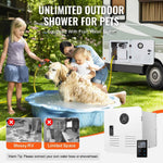 Amocart RV Tankless Water Heater Instant Shower 15 x 15 in  Optimized Comfort Performance Hot Water Ideal for RVers' Family