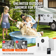 Load image into Gallery viewer, RV Tankless Water Heater Instant Shower 15 x 15 in  Optimized Comfort Performance Hot Water Ideal for RVers' Family
