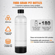 Load image into Gallery viewer, SucceBuy Sparkling Water Maker, Soda Maker Machine for Home Carbonating, Seltzer Water Starter Kit with BPA free 1L PET Bottle
