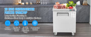 Load image into Gallery viewer, Amocart Commercial Frozen Refrigerator Sandwich Salad Prep Table 7.4Cu.Ft Food Prep Frost Free Refrigerator for Restaurant
