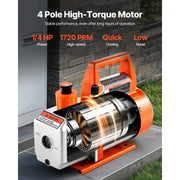 Load image into Gallery viewer, Amocart 3.5 CFM 1/4 HP HVAC Single Stage AC Vacuum Pump &amp; Oil Bottle for R134a R22 R410a Systems, Air Conditioner Maintenance
