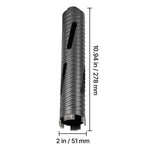Amocart Core Drill Bit Internal Thread Diamond Dry Coring Bit w 3 Adapters Pilot Drill and Hex Wrench for Concrete Red Bricks