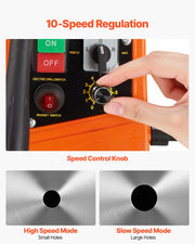 Load image into Gallery viewer, Amocart Magnetic Drill 1450W Motor Boring Diameter 2810 lbf Portable Electric Mag Drill Press Variable Speed Drilling Machine
