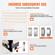 Load image into Gallery viewer, SucceBuy Automatic Horizontal Band Sealer Continuous Bag Band Sealing Machine with Count Function for 0.02-0.8 mm Plastic Bags

