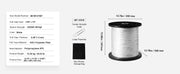 Load image into Gallery viewer, SucceBuy Polyester Pull Tape Mule Flat Rope Printed Webbing Cable Pulling Tape for Packaging Gardening Electrical Conduit Work

