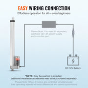 Load image into Gallery viewer, SucceBuy 12V Linear Actuator 150MM 300MM 500MM 1000N Electric Linear Motor Controller Homeuse with Mounting Bracket IP54 Protect
