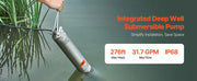 Bild in Galerie-Viewer laden, Amocart Deep Well Submersible Pump 1HP / 1.5HP / 2HP Output Power 230V/115V 31.7 GPM Flow for Industrial Irrigation &amp; Home Use
