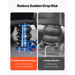 SucceBuy Air Jack 3 Ton/6613 lbs Triple Bag Air Jack Airbag with Steel Pipes Lift Up to 17.7 inch/450 mm Fast Lifting Pneumatic