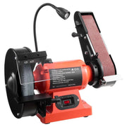 Load image into Gallery viewer, SucceBuy 8" Bench Grinder &amp; 2" x 28" Belt Sander Combo 350W Professional Sanding Machine with LED Work Light for Metalworking
